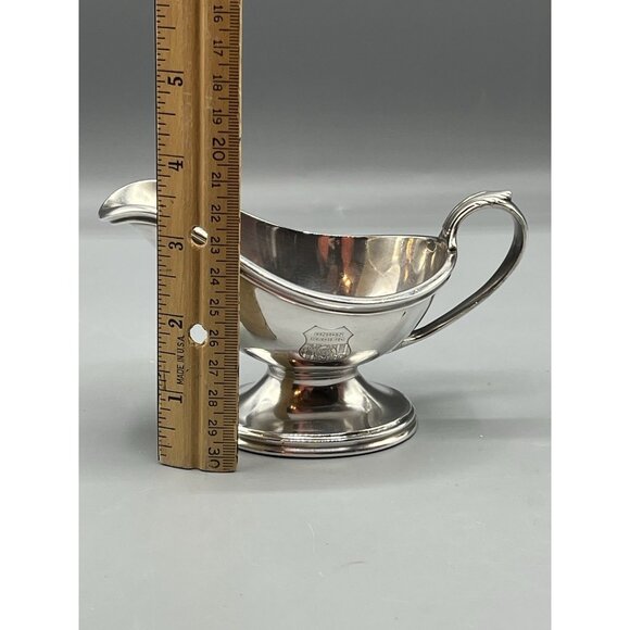Union Pacific RR Dining Car Silver Soldered Gravy Boat Overland Train 1302C UP - Picture 13 of 14